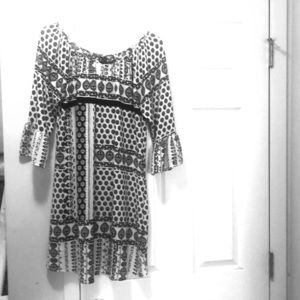 Black and white dress